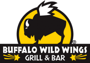 A logo of buffalo wild wings grill and bar.
